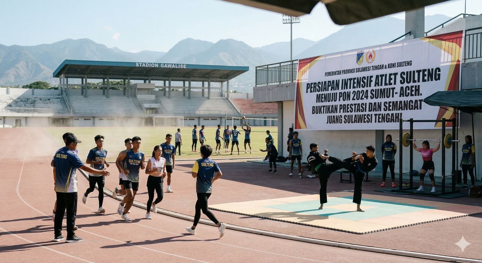 Persiapan Atlet Sulteng Menuju PON 2024